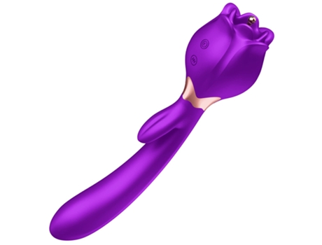 Vibrador oscilante de frecuencia múltiple 3 en 1 para mujer (púrpura) VEANXIN