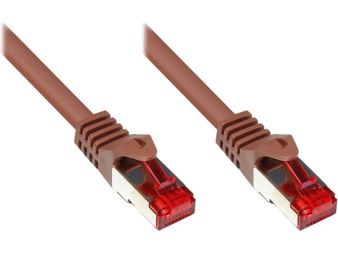 Cable de Red ALCASA (RJ45 - 25 cm - Marrón)