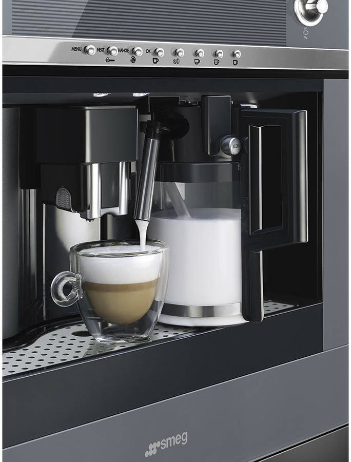 Cafetera Integrable Smeg cms4101s gris 15 bares 1.8l de