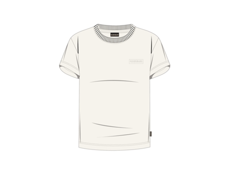 Camiseta de Mujer NAPAPIJRI Laato Blanco (XS)