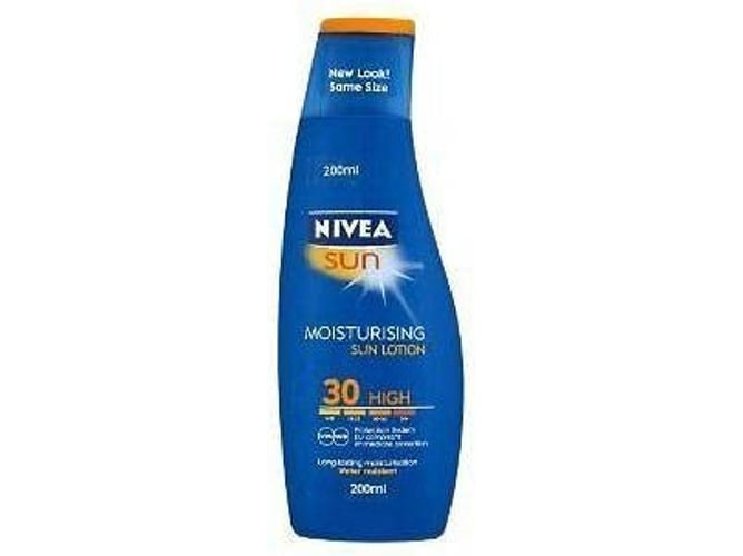 Leche Solar NIVEA Protect & Moisture SPF 30 (200 ml)