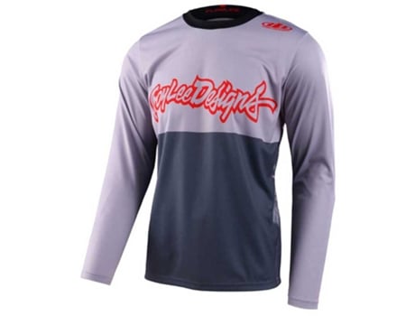 Jerseys TROY LEE DESIGNS Camisa De Enduro Manga Comprida Flowline Cinzento S Homem