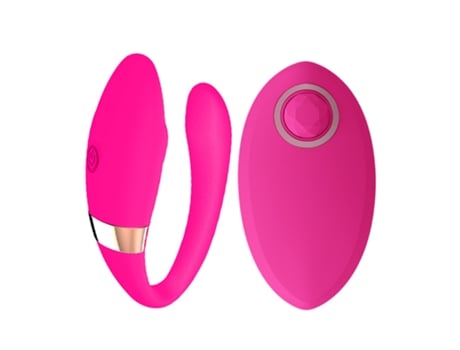 Vibrador de control remoto inalámbrico portátil invisible para mujeres (rojo) VEANXIN