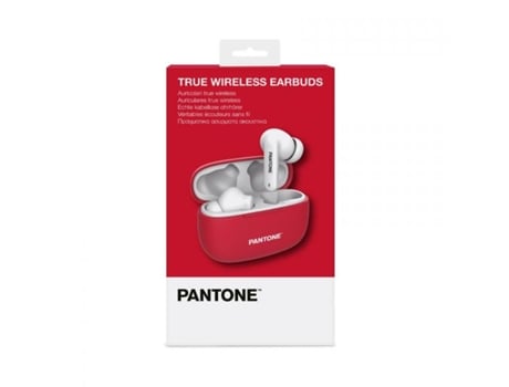 Auriculares Bluetooth True Wireless Pantone Tws In Ear Red