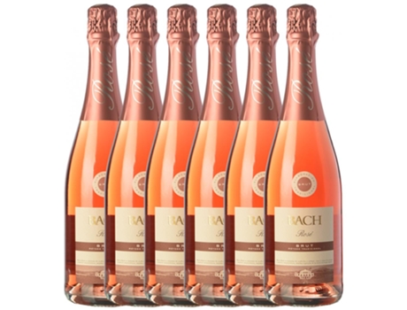 Espumante BACH Bach Rosé Brut Cava Joven (0.75 L - 6 unidades)