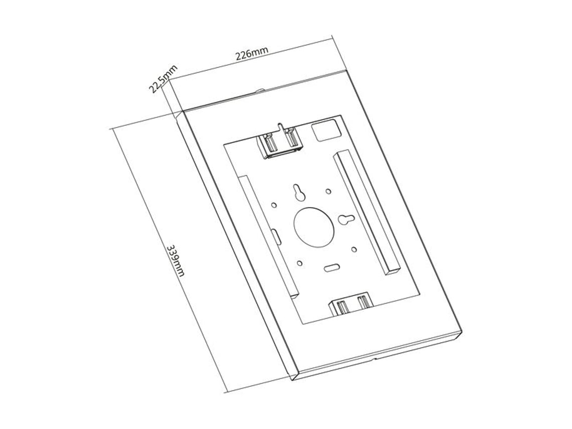 Kimex Soporte de Mesa Universal Negro para Tablets Apple/Samsung 9.7-11