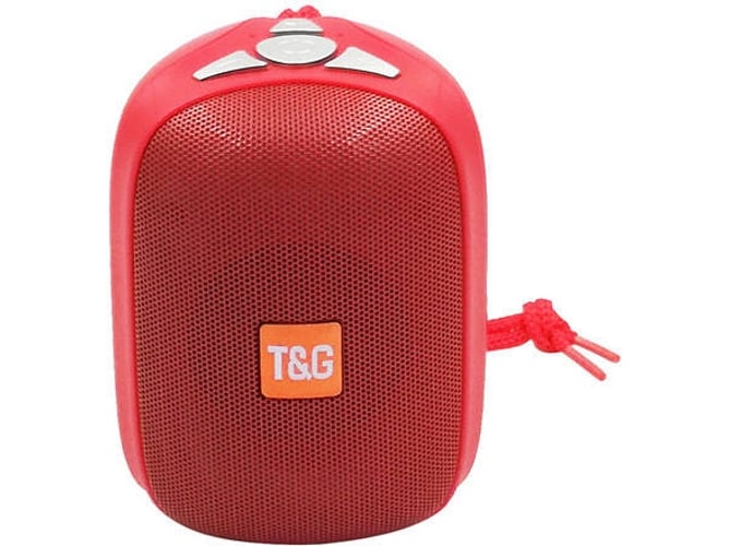 Altavoz Bluetooth RITTEREC TG609 (Rojo - 5 W - Alcance: hasta 10 m)