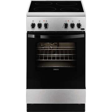 Cocina ZANUSSI ZCV550G1XA (54 L - Eléctrico de Vitrocerámica - Inox)