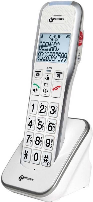 Teléfono Fijo Geemarc 595 ule blanco dect adicional