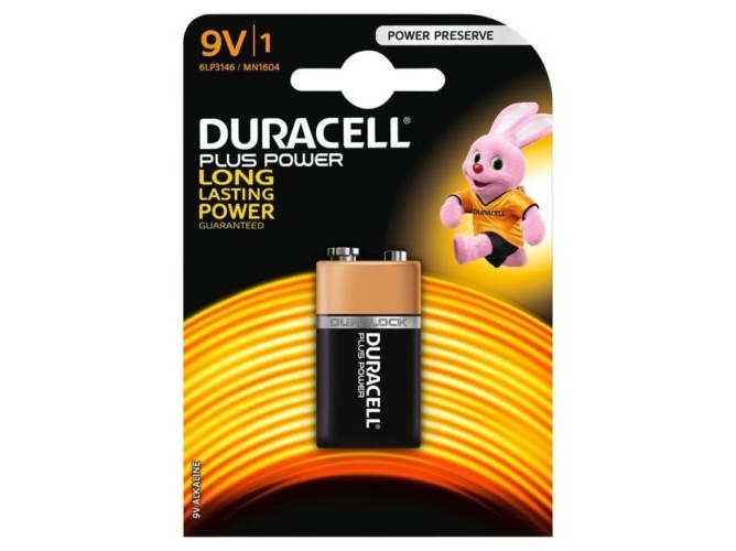 Pilas Alcalinas DURACELL 9V-LR61-B1