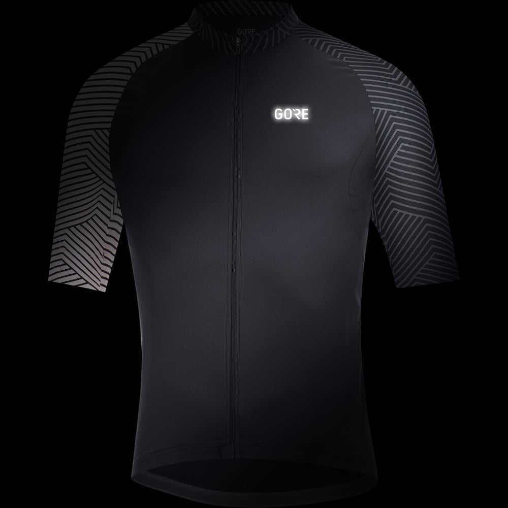 Maillot De Manga corta para hombre c5 gore wear comprida optiline negro