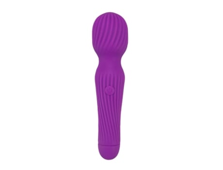 Vibrador de silicona inalámbrico a rayas de 10 velocidades para mujer (púrpura) VEANXIN