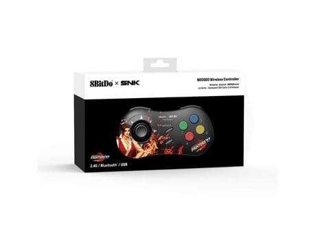 Juego Retrogaming-Mai Shiranui Edition: 8Bitdo SNK Neo Geo Style Azultooth Controller - Compatível com Windows PC, Android e Neo Geo Mini