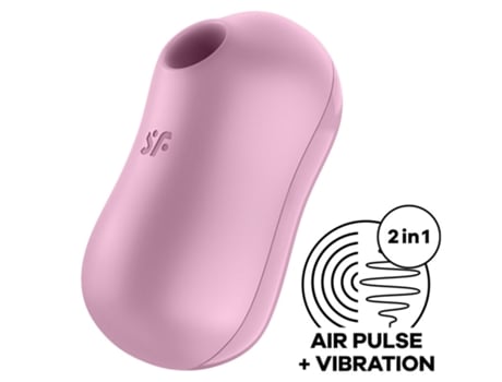 Vibrador y SATISFYER Cotton Candy - Lila