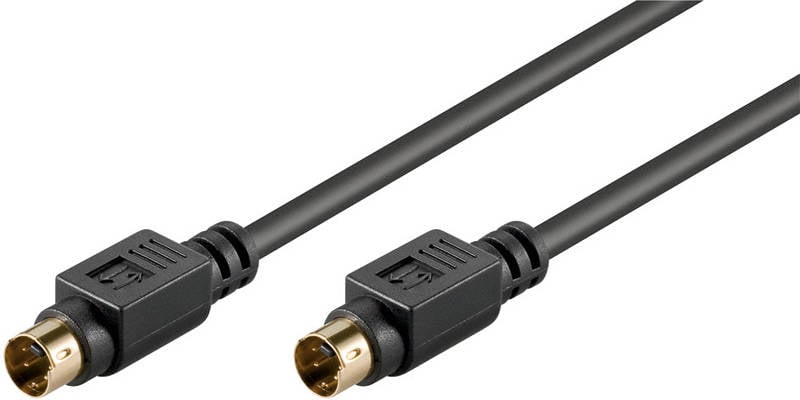 Goobay 50059 Cable svídeo 5 svideo 4pin negro cables male bla din 4 5m