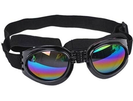 Gafas de Sol para Perros WJS Impermeable (Negro - S - Porte Pequeño)