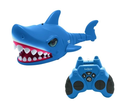 Rc Shark Crazy Shark con Mando a Distancia y Efectos de Sonido LEXIBOOK