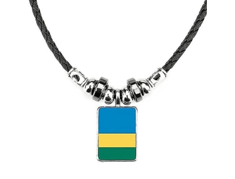 Collar de país de la bandera nacional de Ruanda África