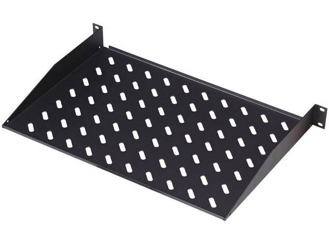 Bandeja Digitus 1u 600mm negro professional estantería para permanente armarios 483 19 dn19 tray1400sw adjunto en frente carga 15 kg desde 600 1