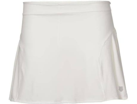 Falda para Mujer K-SWISS Adcourt Blanco para Tenis (L)