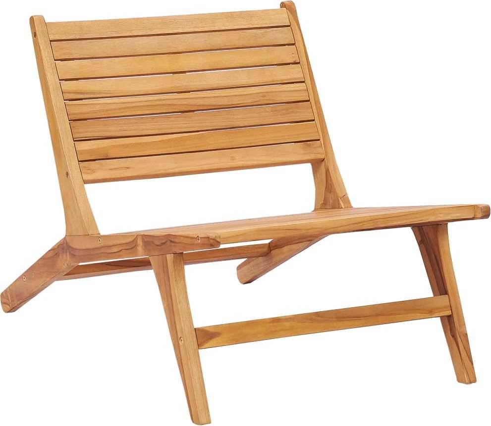 Silla de Jardín VIDAXL Sin reposapiés Marrón (Madera)