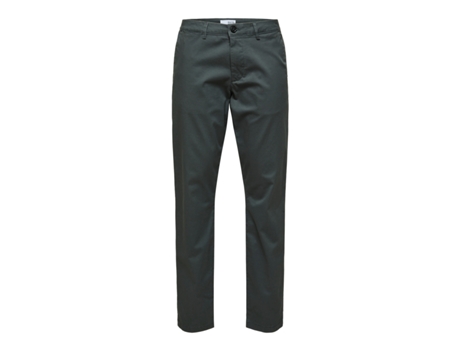 Pantalones SELECTED New Miles Flex Hombre (33x34 - Gris)