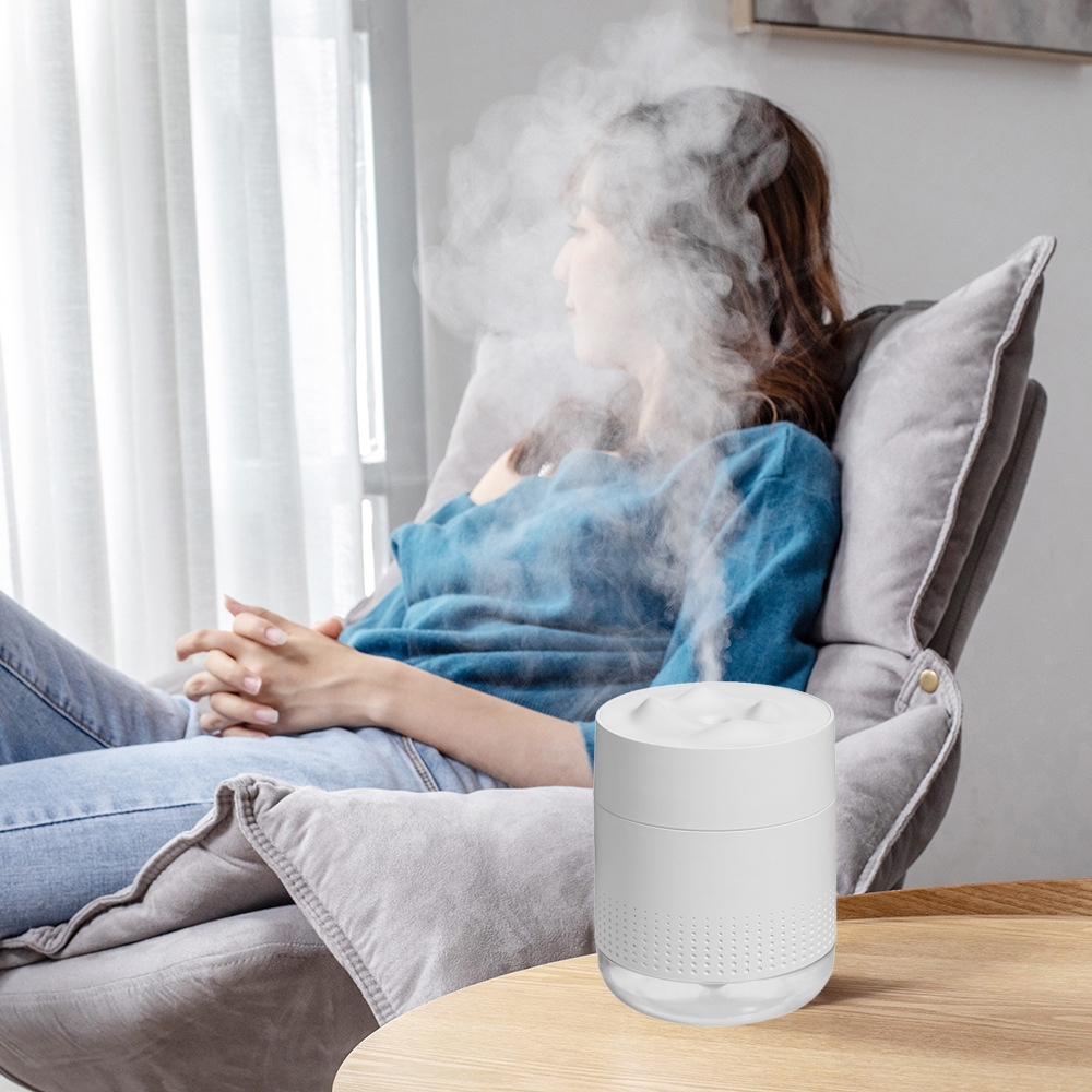 ELKUAIE Humidificador pequeño portátil de invierno mini humidificador de  niebla humidificador personal USB