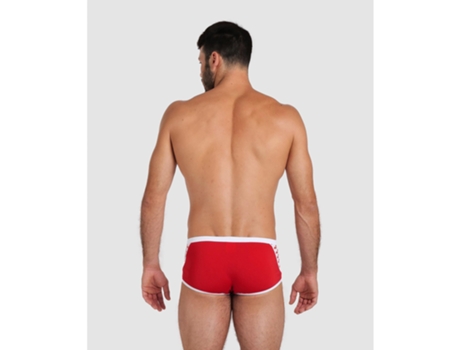 Bañador de Hombre para Natación ARENA Bañadores Icons Solid Low Rojo (80)