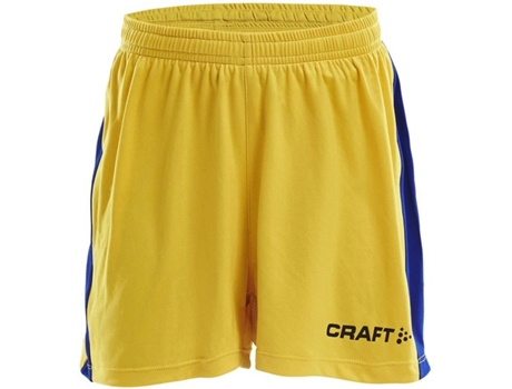 Pantalones para Hombre CRAFT Progress Amarillo para Fútbol (134 - 140 cm)