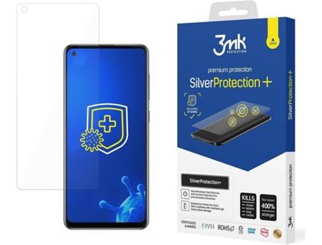 Protector Cristal Templado Samsung Galaxy A21S 3MK Antibacteriano