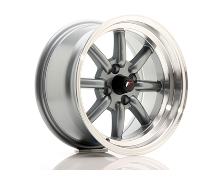 Llanta Japan Racing Jr19 15''X8 Et 0 4X100 Cb 73,1 Gun Metal