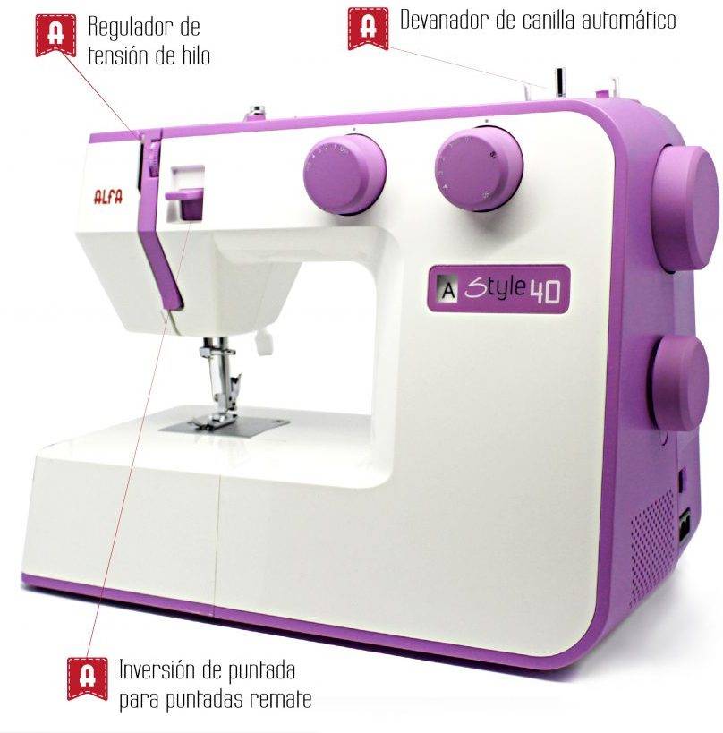 Máquina de Coser ALFA Style 40 (31 puntos)