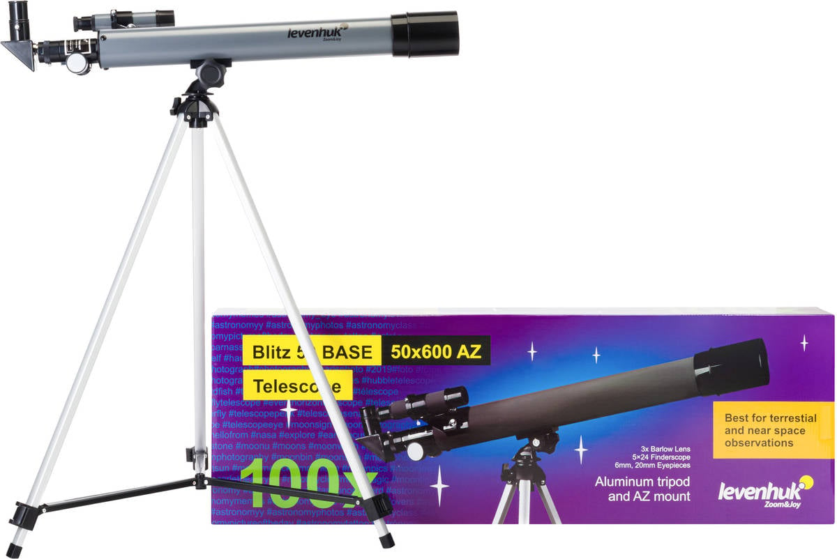 Telescopio LEVENHUK INC. USA Blitz 50 BASE (Gris - 86x29.5x10 cm)