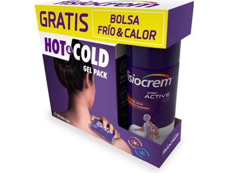 Cofre Corporal Fisiocrem physiocrem 150 ml uriach pack spray active bolsa frio gratis efecto alivia el dolor tratamiento articular y