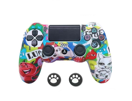 Carcasa para mando PS4 MOROROR Multicolor