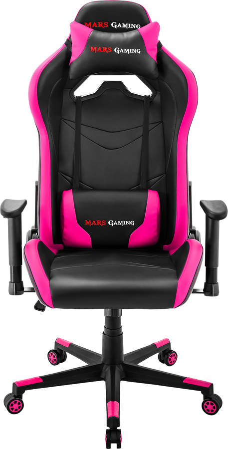 Silla Gaming MARS GAMING MGC3 (Hasta 150 kg - Elevador a Gas Clase 4 - Rosa)