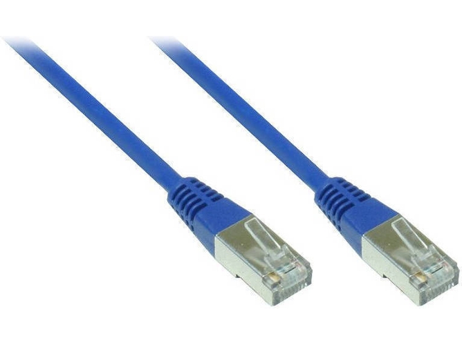 Cable de Red ALCASA (RJ45 - 25 cm - Azul)