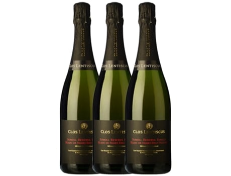 Espumante CLOS LENTISCUS Clos Lentiscus Reserva De La Familia Sumoll Brut Nature Penedès Reserva (0.75 L - 3 unidades)