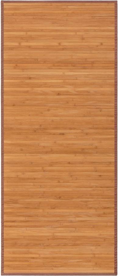 Alfombra LOLAHOME Marrón (175x75 cm - Bambú)