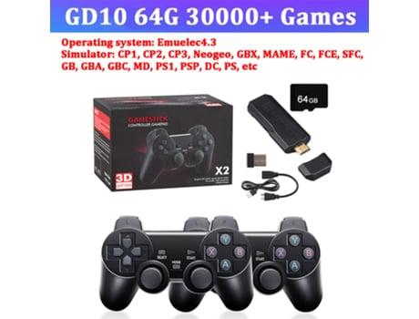 Consola Retro HD Gd10 64G 30000 Juegos