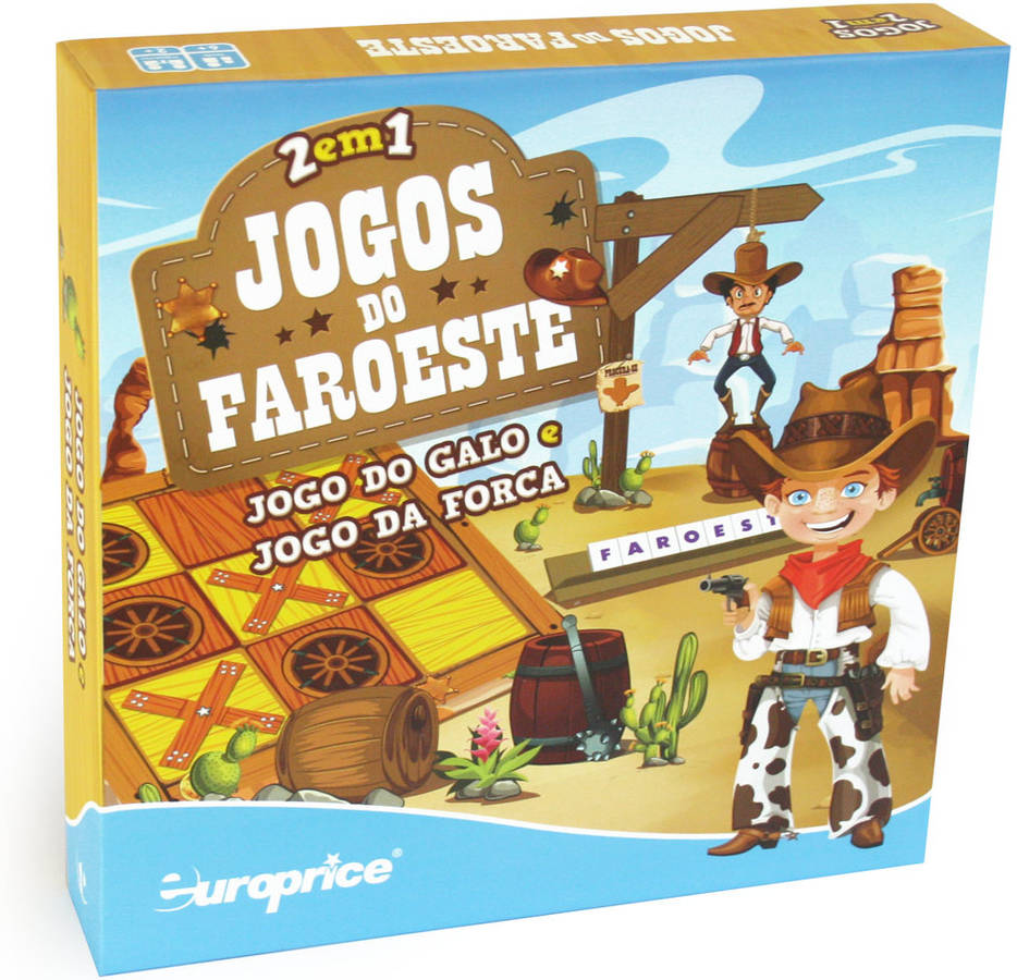 Juego de Mesa EUROPRICE Juegos del Faroeste (Portugués - Edad Mínima: 3)