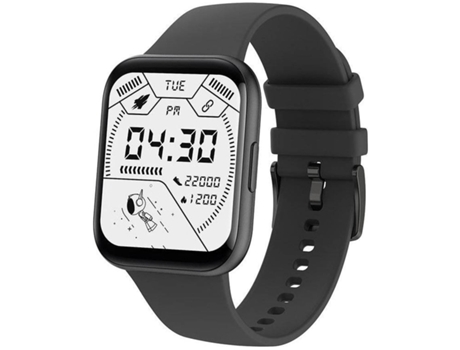 Smartwatch ENKERS Fitness Tracker Reloj con Monitor de Frecuencia Cardiaca  de Tensión arterial Medidor de Oxígeno en Sangre-Negro