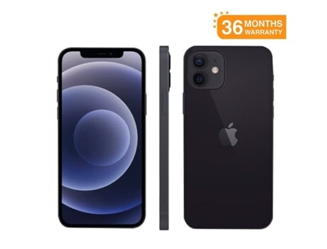 iPhone 12 APPLE (Reacondicionado Señales de Uso - 6.1'' - 128 GB - Negro)