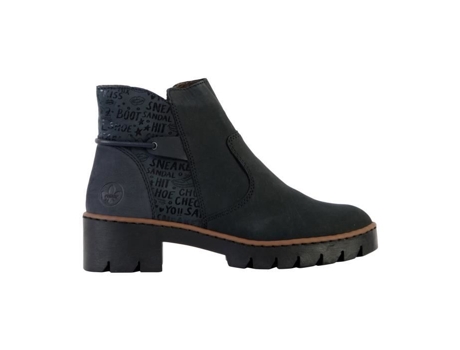 Botas de Mujer RIEKER Piel Negro (40)