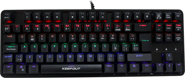 Teclado KEEPOUT F105 (USB - Layout Español)