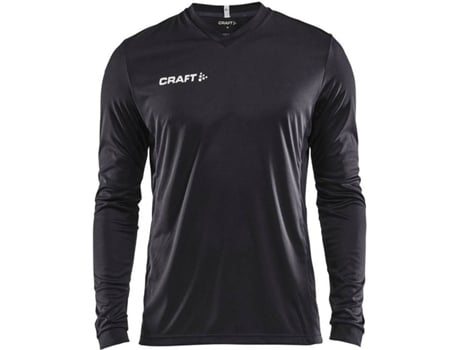 Camiseta de Hombre para Fútbol CRAFT Squad Solid Negro (XS)