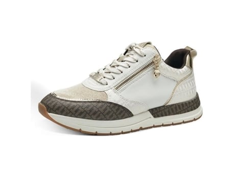 Zapatillas de Hombre TAMARIS Salto Plano Cadarços Blanco (37)