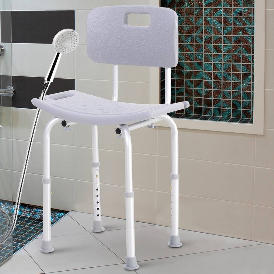 Silla de Baño HOMCOM Ajustable y Regulable