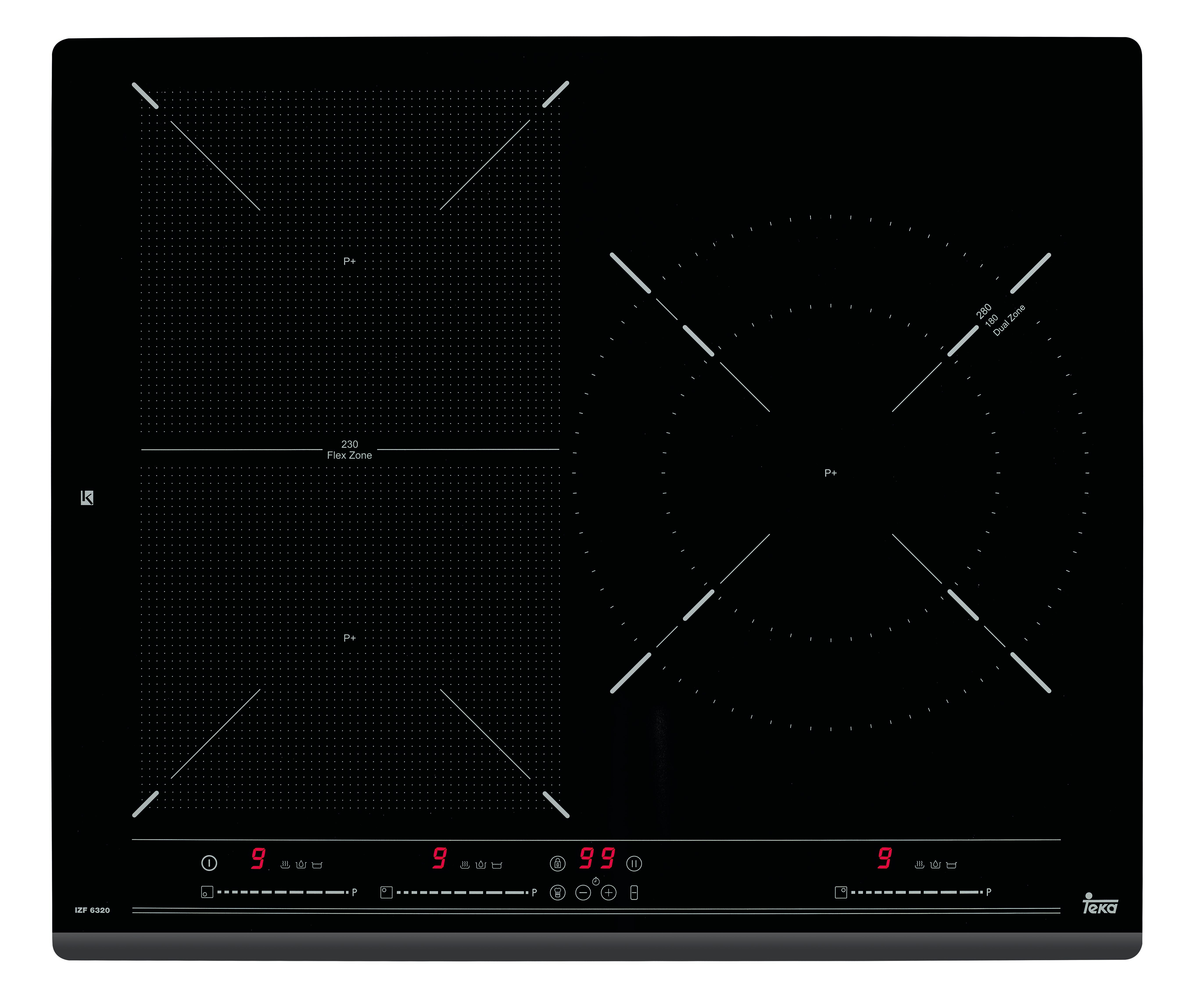 Placa de Inducción TEKA IND IZF 6320 (Eléctrica - 60 cm - Negro)