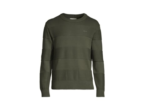 Camiseta de Hombre GANT Rayas Barston Verde (M)